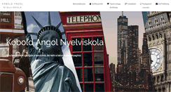 Desktop Screenshot of koboldangol.hu